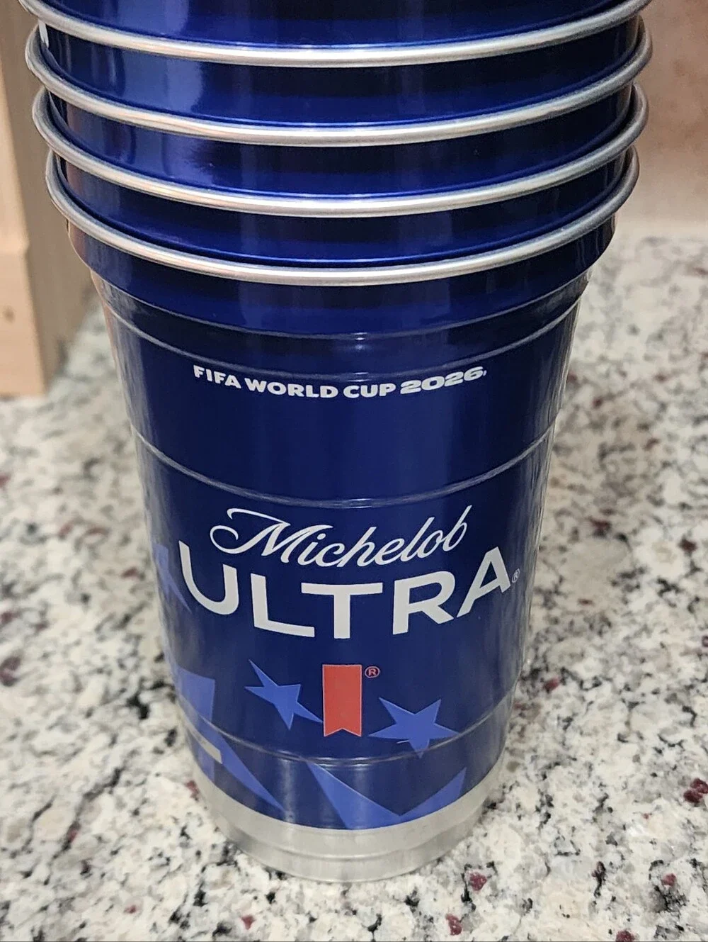 Five FIFA World Cup Michelob Ultra Cups